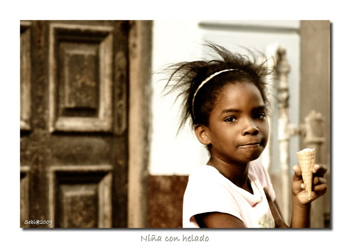 « Niña con helado » portrait centrifique du photog Zighibaghi © Sebi2009 