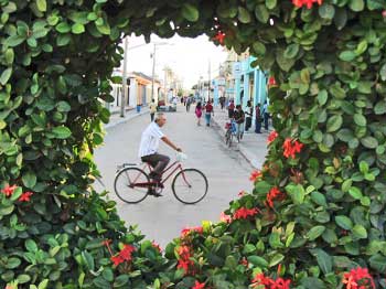 Cyclista sur Marti